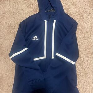 Adidas ladies jacket light weight hot dark blue size xL, open to offers :)